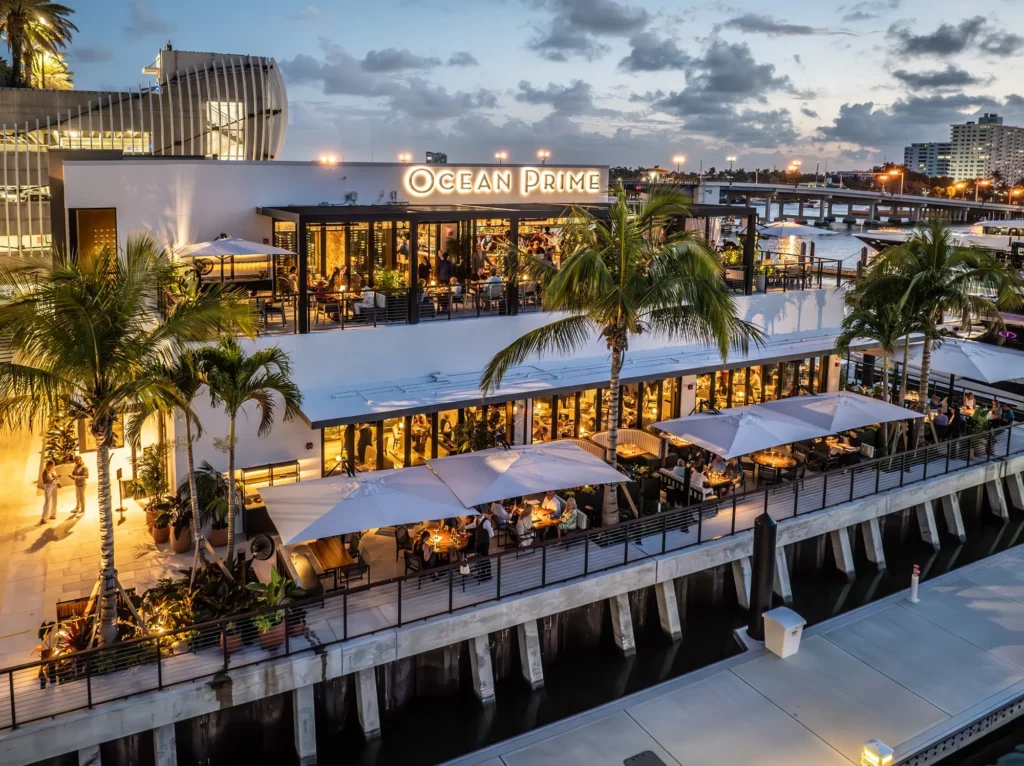 Ocean Prime fort lauderdale at Las Olas Marina